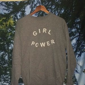 🌈 large comfy girl power sweatshirt 🌈